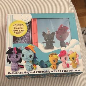 My Little Pony Crochet Kit - Purple, Blue, Yellow, Pink
